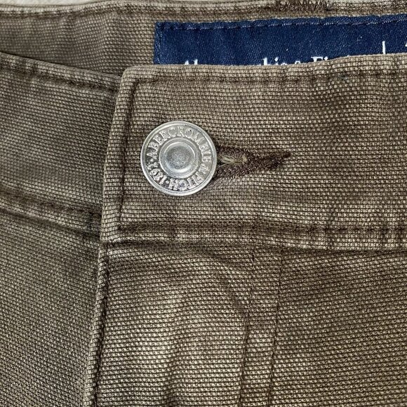 Abercrombie & Fitch Men's Loose Workwear Pants Size 32 Carpenter Utiliity Brown - Picture 5 of 15